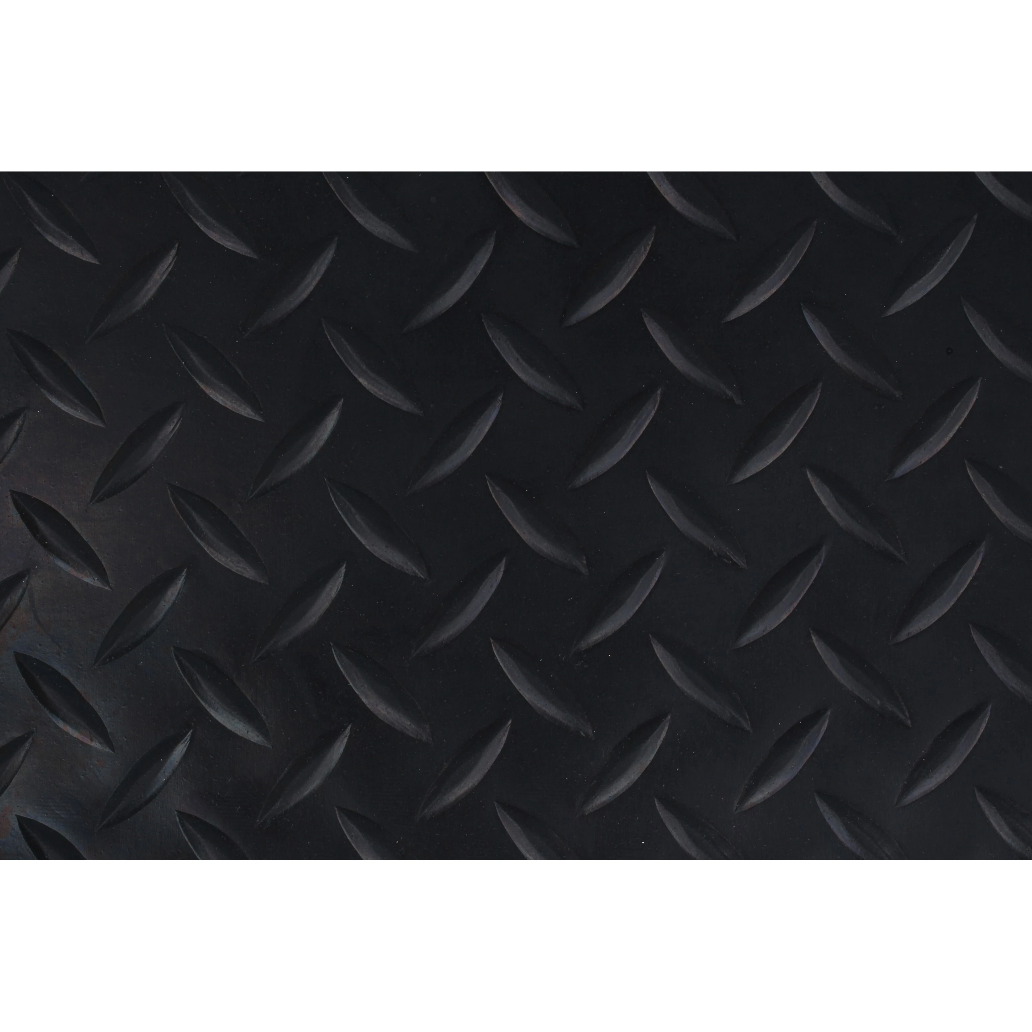 Gummiläufer Zuschnitt - Riffelmatte mit Tränenbleckoptik | Dicke: 3 mm | Breite: 1500 mm