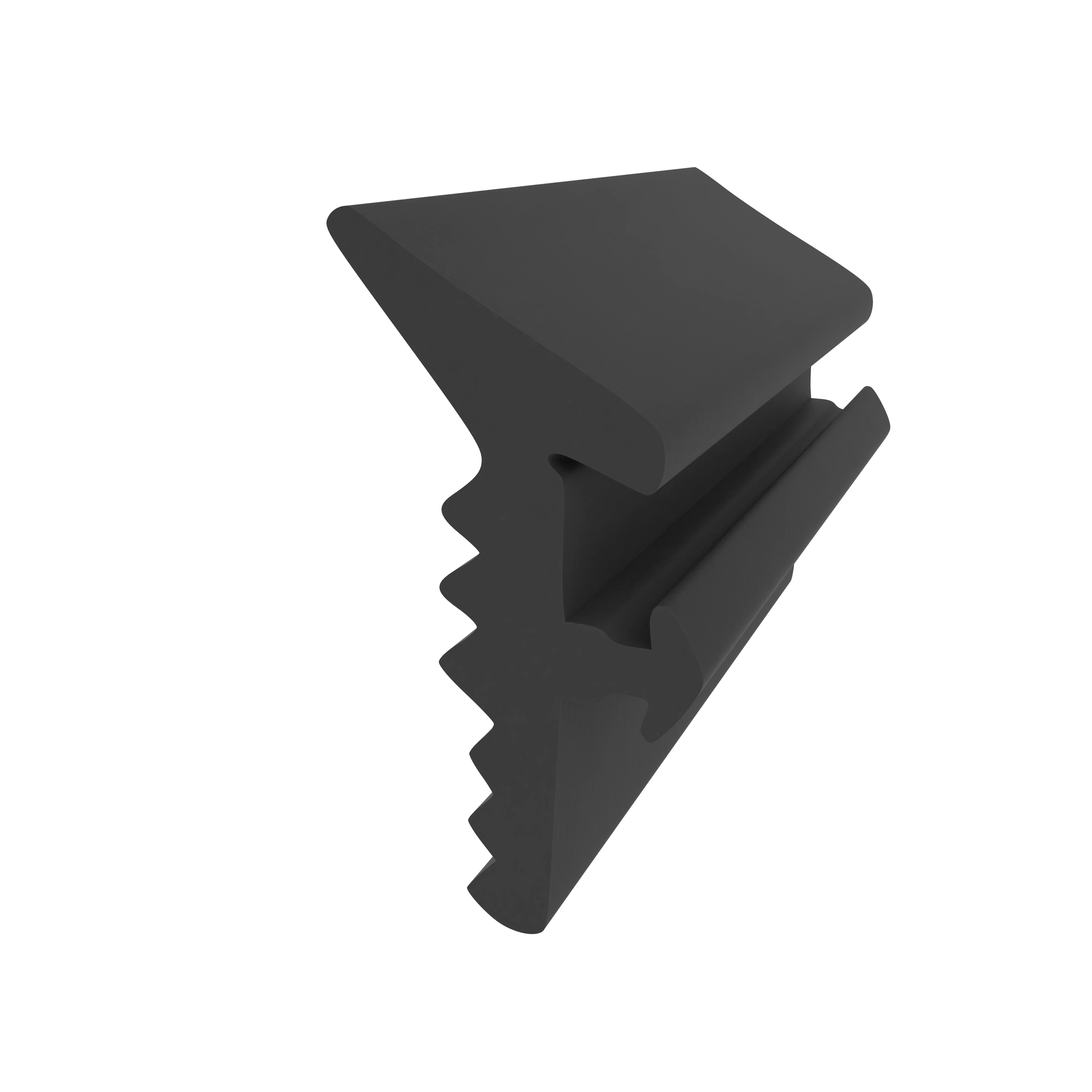 Verglasungsdichtungen - Verglasungsdichtung für Fenster | 9,5 mm Breite | Farbe: schwarz