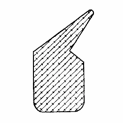 Türrahmen Dichtung - Stahlzargendichtung für Stahlprofile | 17,5 mm Breite | Farbe: grau