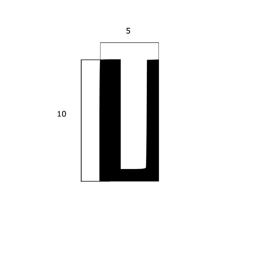 Kantenschutz - Kantenschutzprofil | Höhe: 10 mm | Farbe: schwarz