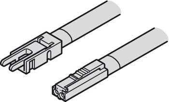 Zuleitung für LED-Band monochrom | Nennspannung: 12 V | Kabellänge: 2000 mm