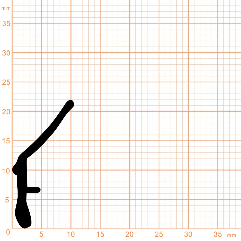 Türrahmen Dichtung - Feuerschutzdichtung für Teckentrup Stahltüren | 10,5 mm Breite | Farbe: grau
