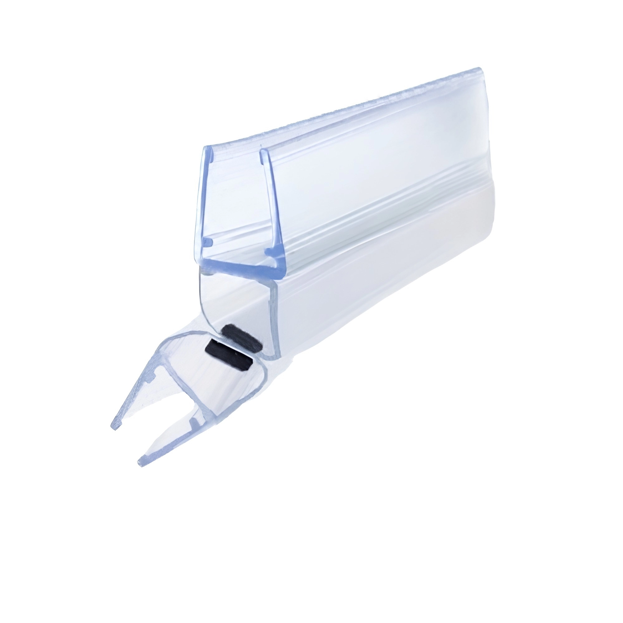 Dusch-Magnetprofil 135° Winkel | 6 - 8 mm Glasstärke | Farbe: transparent