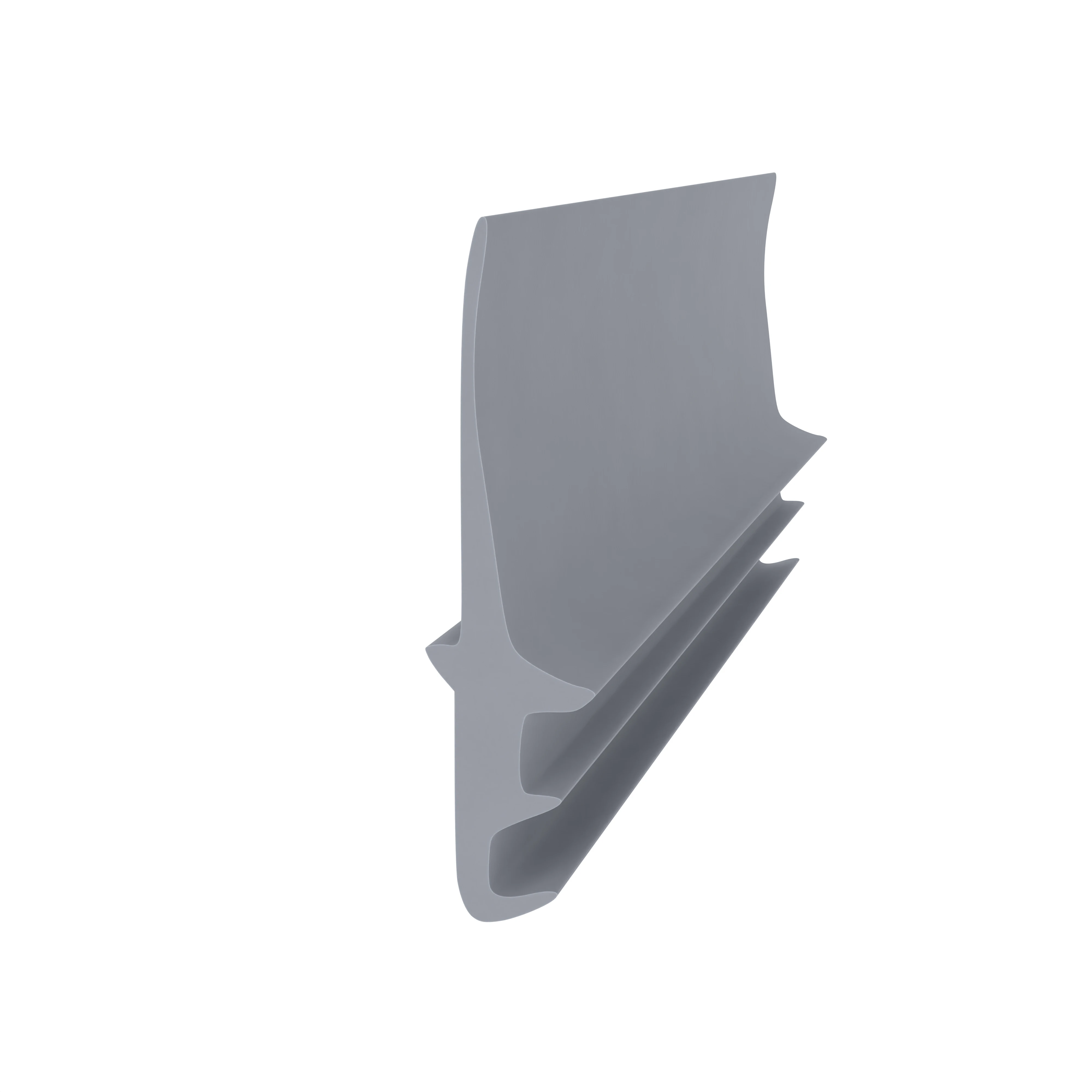 Anschlagdichtung für Holzfenster oder -türen | 20 mm Höhe | Farbe: grau  Anschlagdichtung für Holzfenster oder -türen | 20 mm Höhe | Farbe: grau