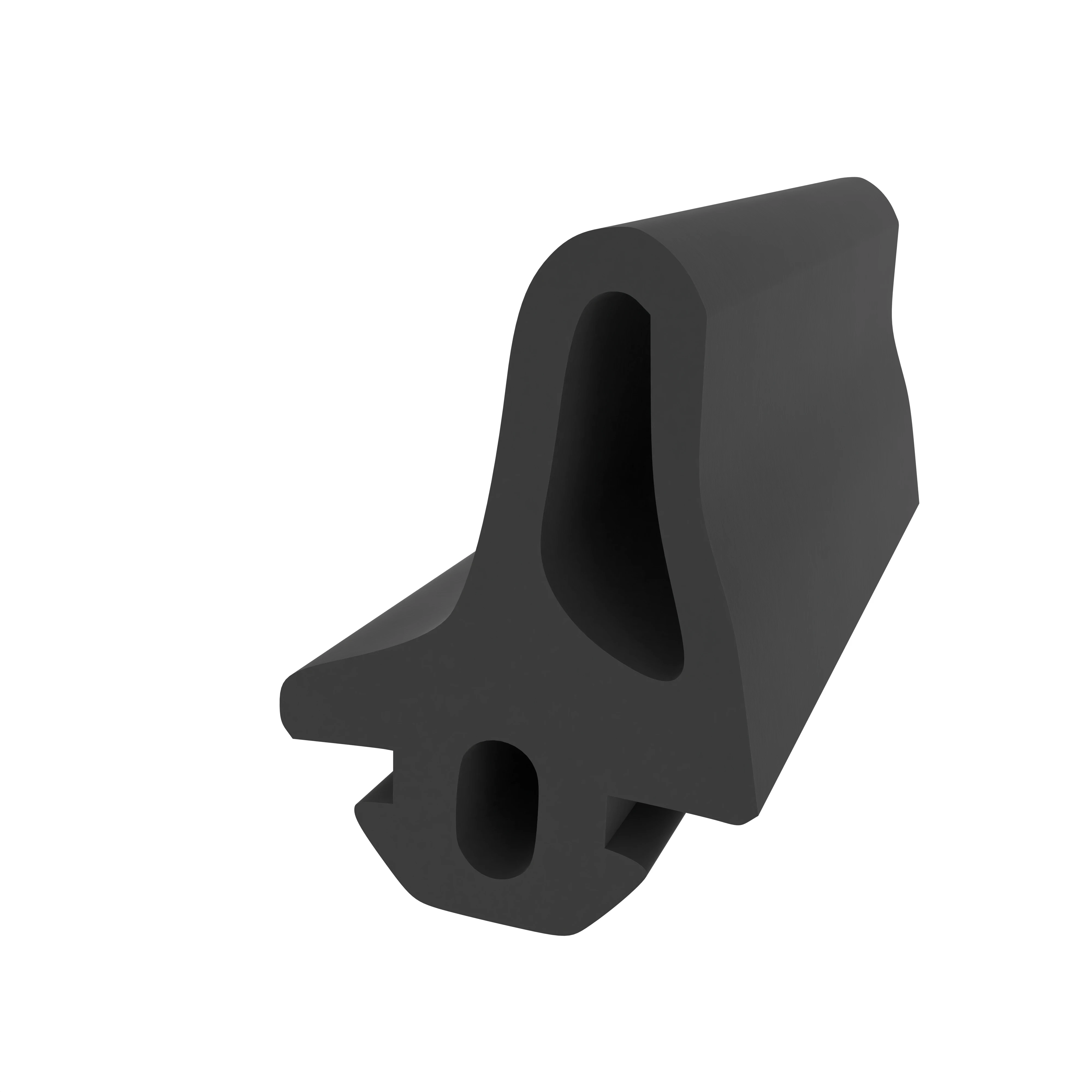 Mitteldichtungen - Mitteldichtung für Alu- und Kunststofffenstern | 18 mm Höhe | Farbe: schwarz
