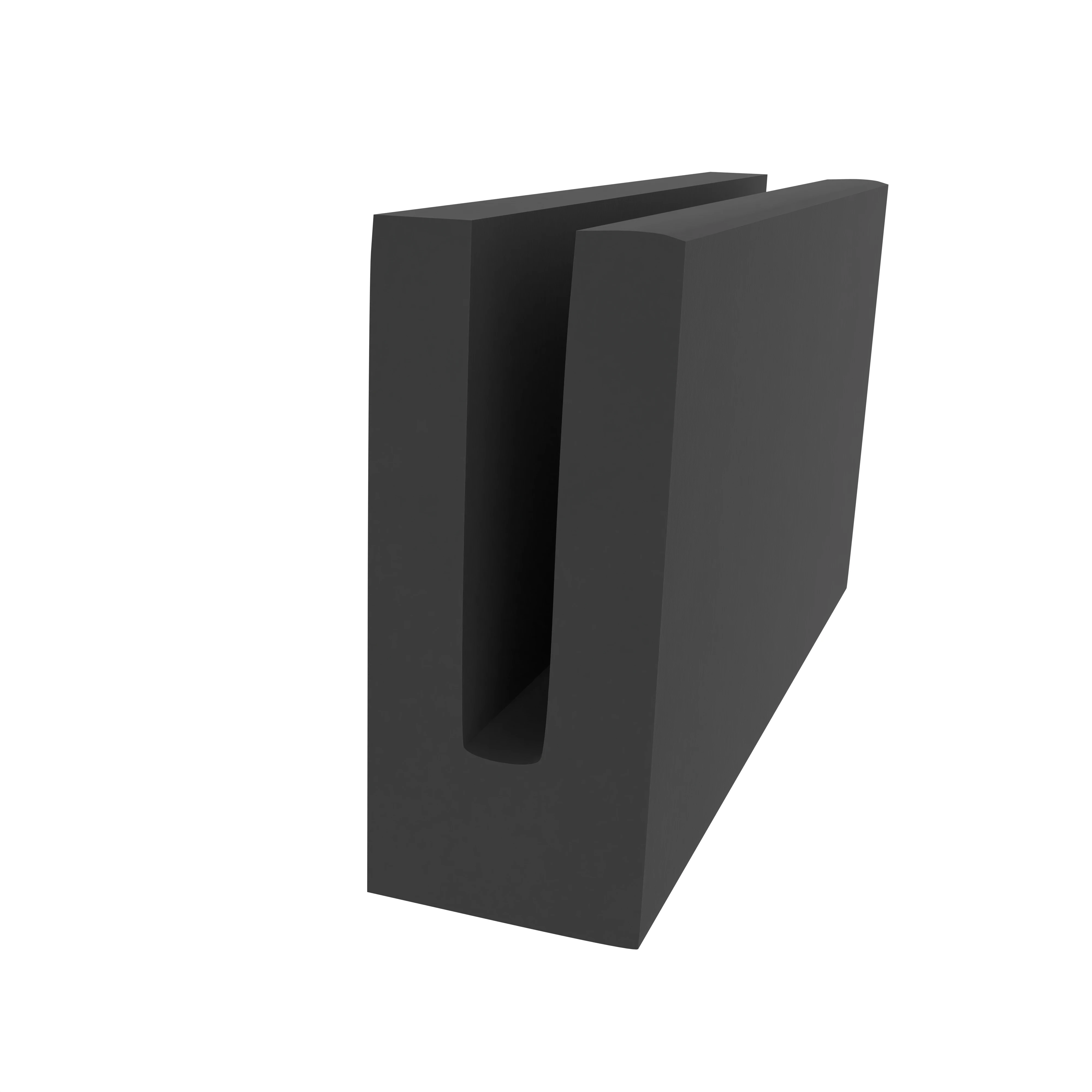 Kantenschutzprofil | Höhe: 8 mm | Farbe: schwarz