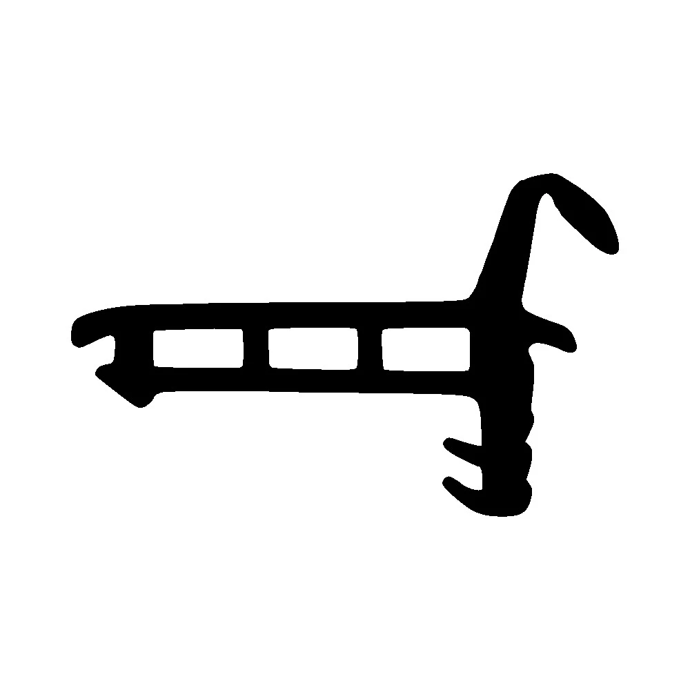 Mitteldichtung in schwarz