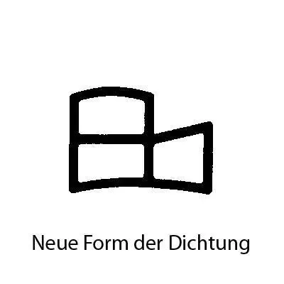 Türrahmen Dichtung - Stahlzargendichtung für Stahltüren | 15 mm Höhe | Farbe: grau