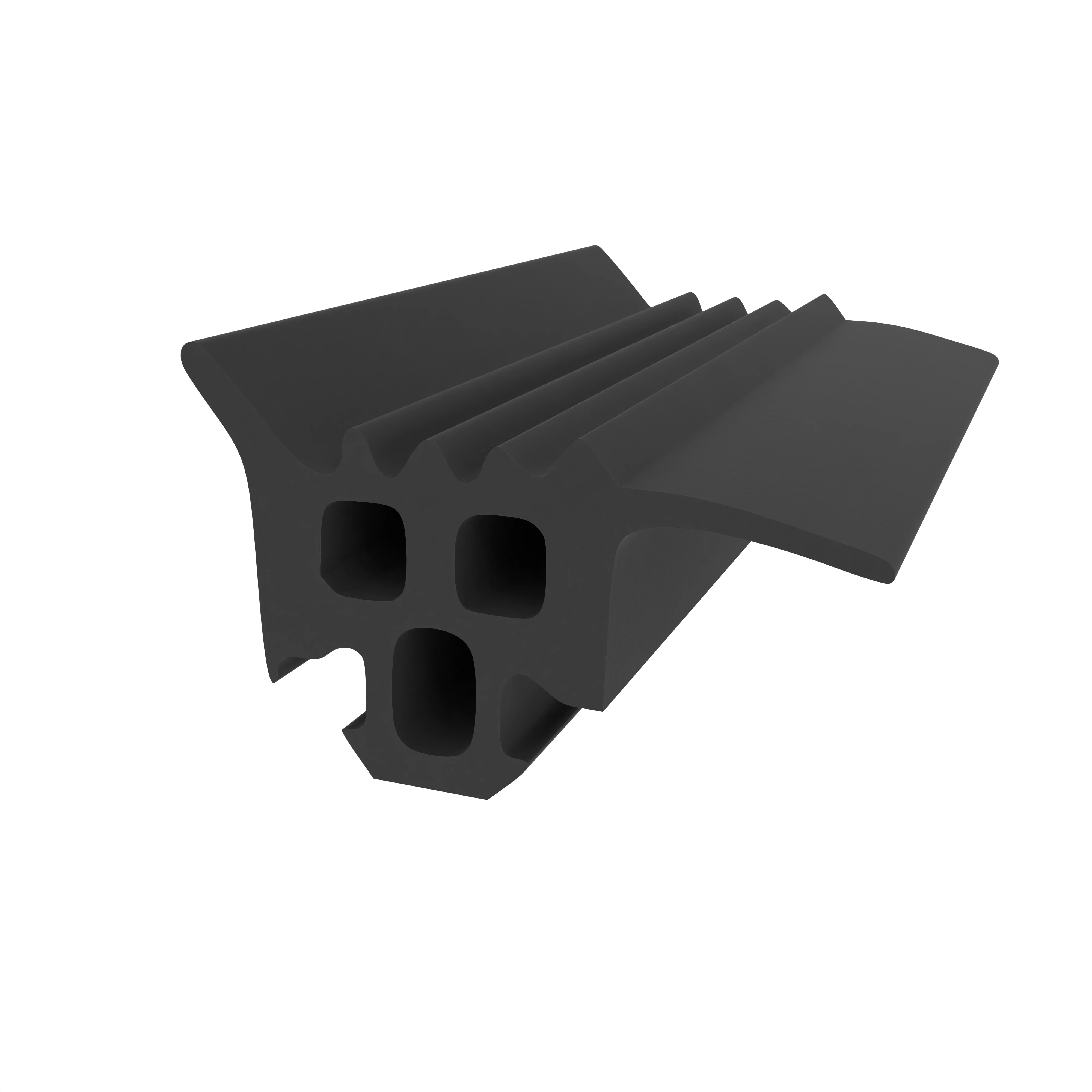 Verglasungsdichtungen - Verglasungsdichtung für Schüco Fenster | 19 mm Breite | Farbe: schwarz