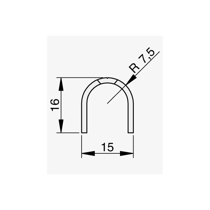 Fingerschutzprofile - Bandseitensicherungen | Länge: 1755 mm | Farbe: Silber