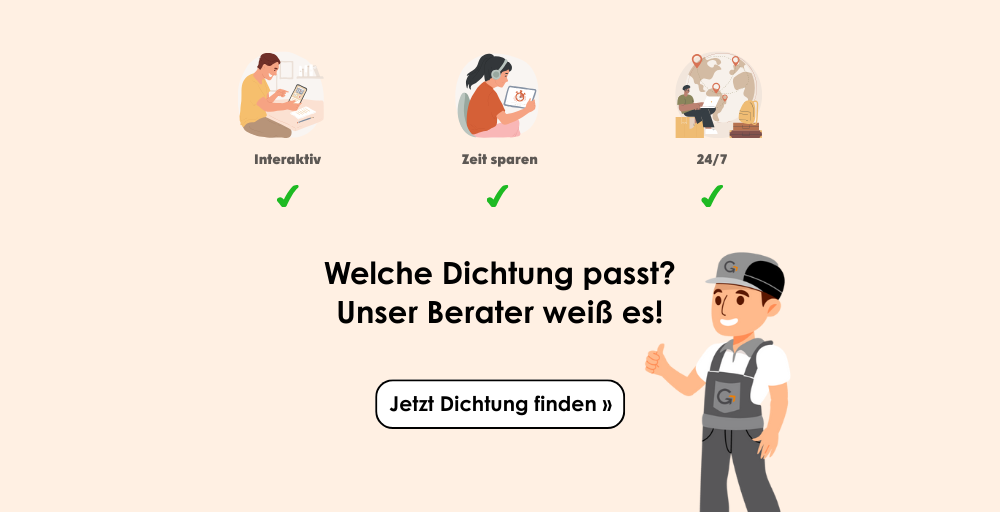 Dichtung Online-Shop von Graf-Dichtungen - Banner-Produktberater-Tablet