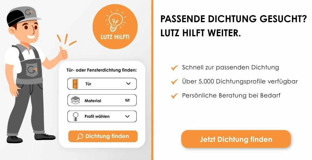 Lutz hilft mit dem Graf-Dichtungen Produktberater dabei, schnell die passende Tür- oder Fensterdichtung zu finden.