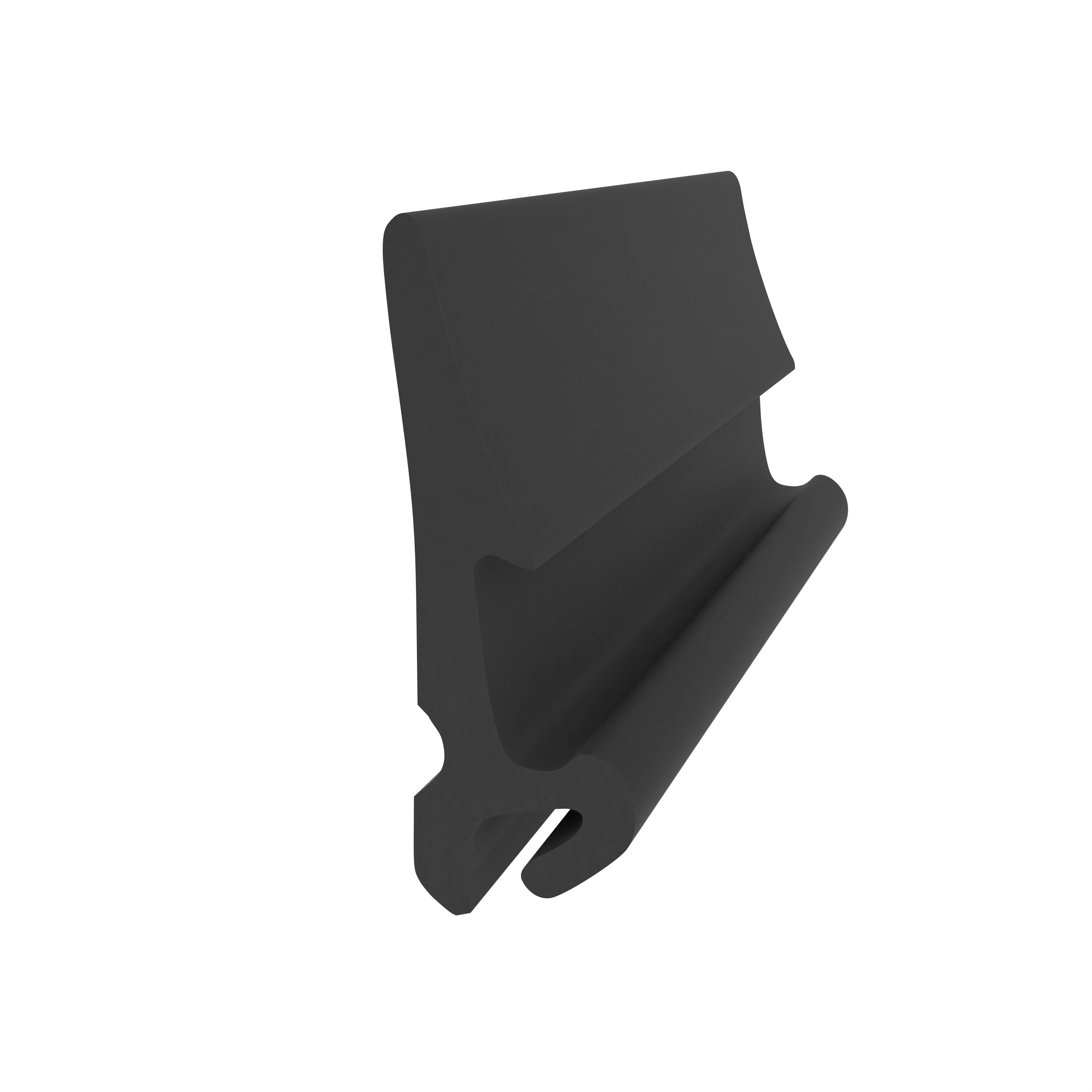 Anschlagdichtung für seitlichen Anschlag | 21 mm Höhe | Farbe: schwarz  Anschlagdichtung für seitlichen Anschlag | 21 mm Höhe | Farbe: schwarz