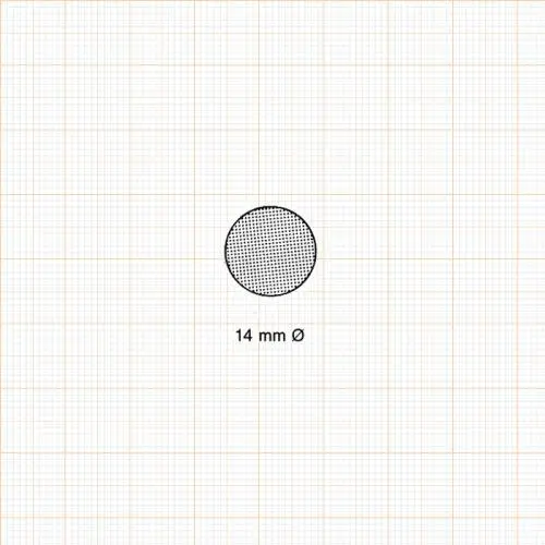 Moosgummi - Moosgummidichtung für Stahlzargen | 14 mm Durchmesser | Farbe: grau