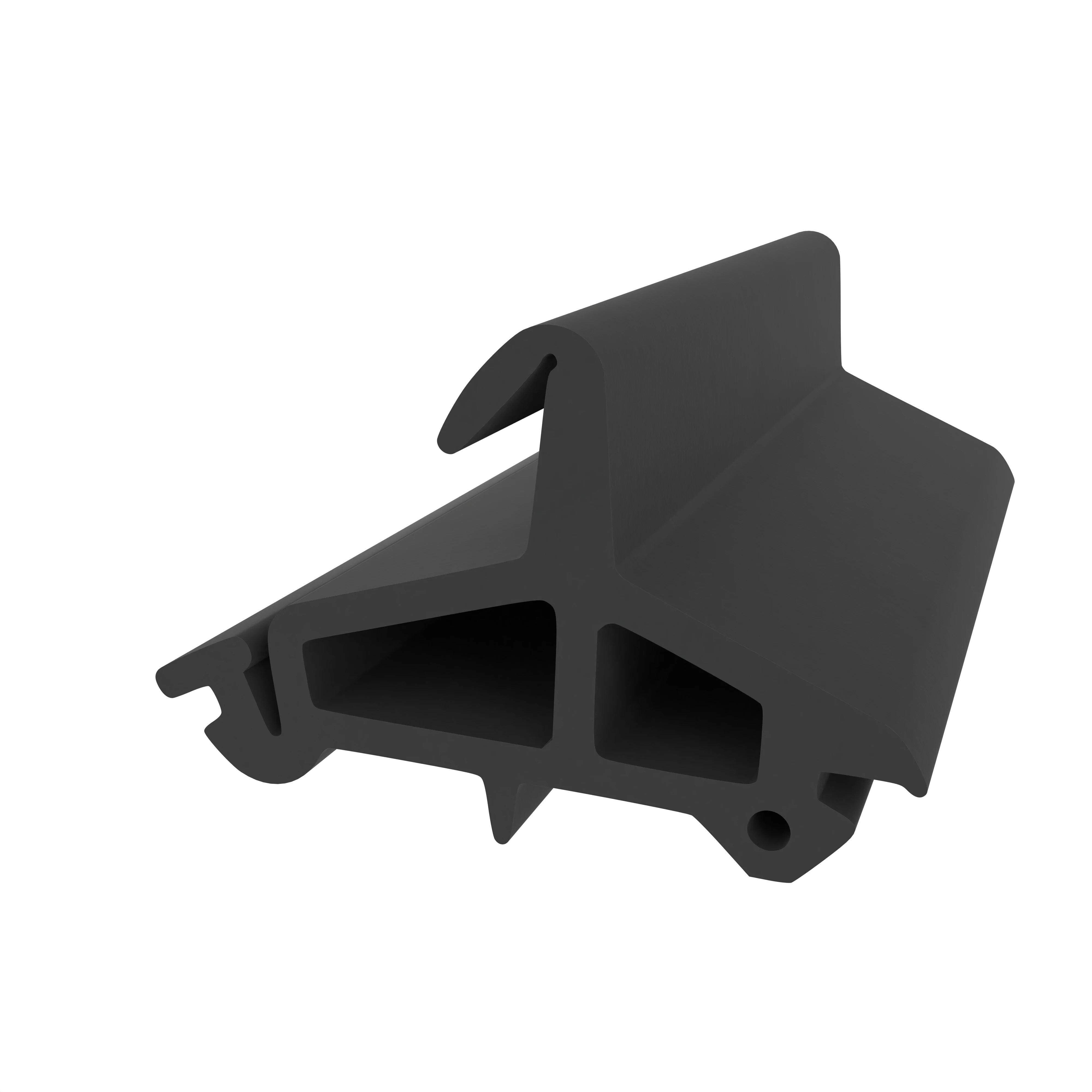 Mitteldichtung für Metall- und Alufenster | 23 mm Höhe | Farbe: schwarz