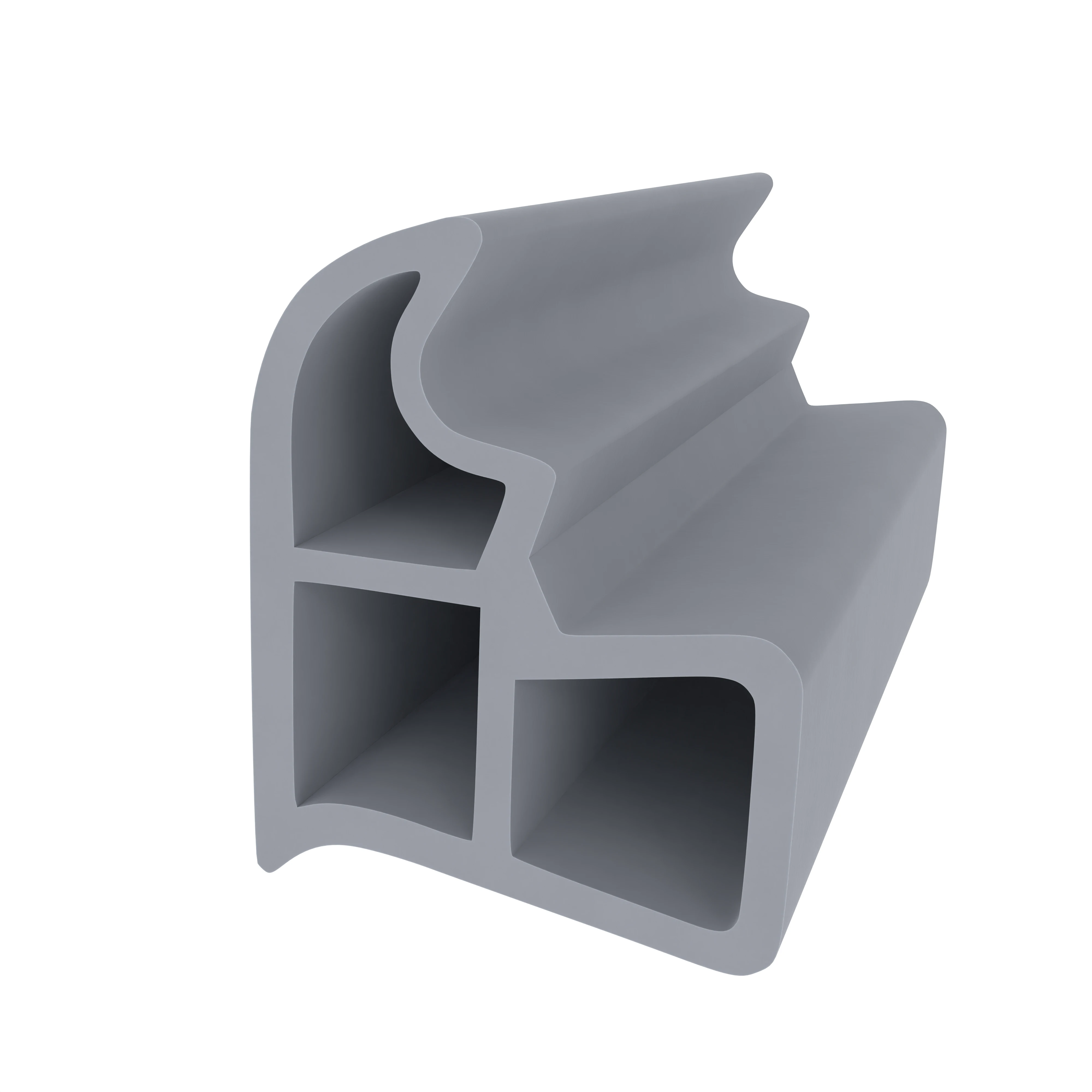 Stahlzargendichtung für Stahltüren | 15 mm Breite | Farbe: grau