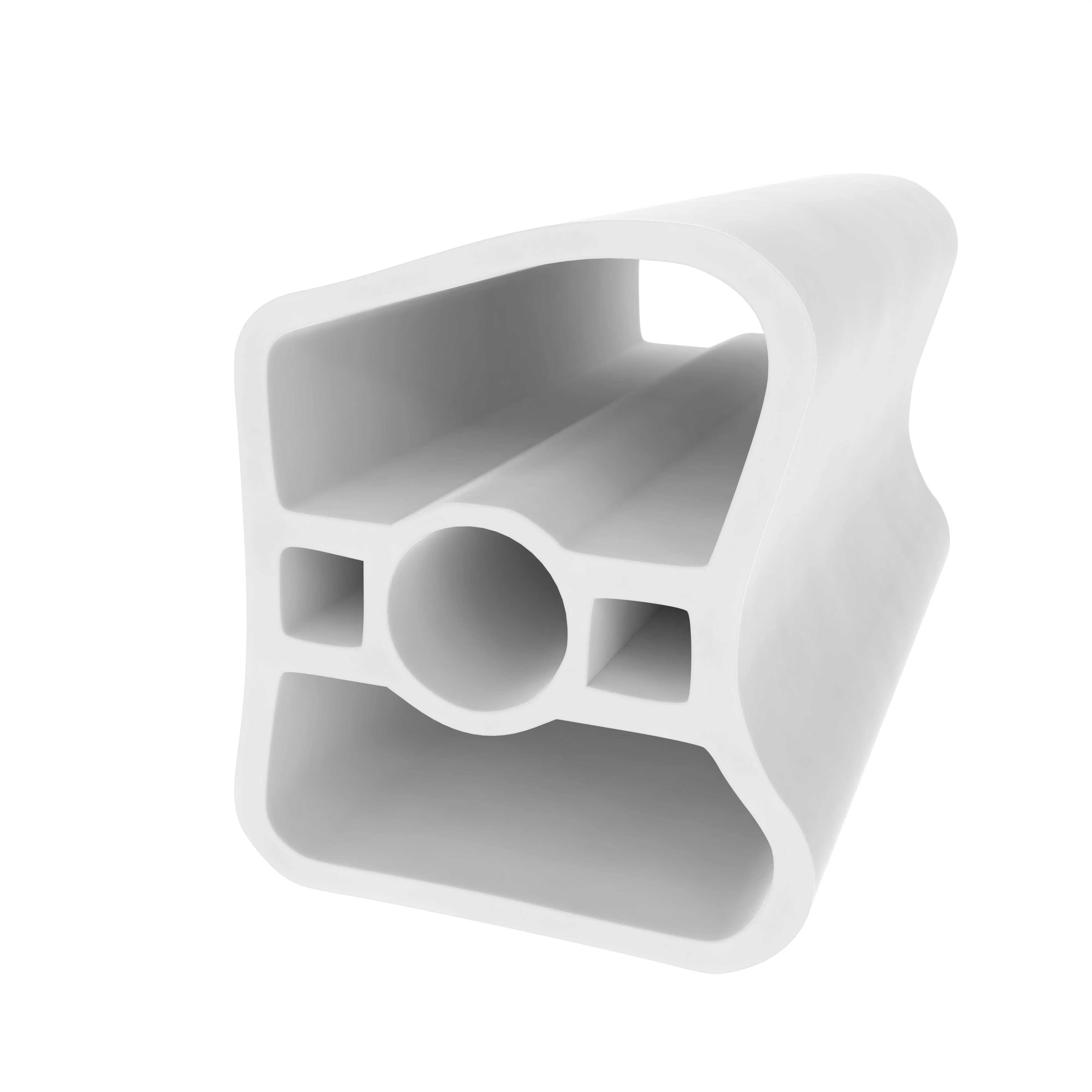 Stahlzargendichtung für Metalltüren | 17 mm Höhe | Farbe: weiß