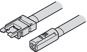 Beleuchtung - Zuleitung für LED-Band RGB | Nennspannung: 24 V | Kabellänge: 2000 mm