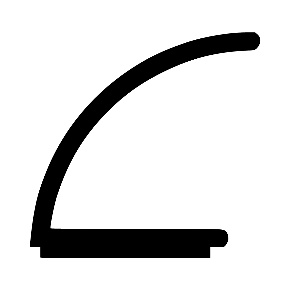 Türdichtung selbstklebend - Klebedichtung für Türen und Fenster | 7 mm Breite | Farbe: weiß