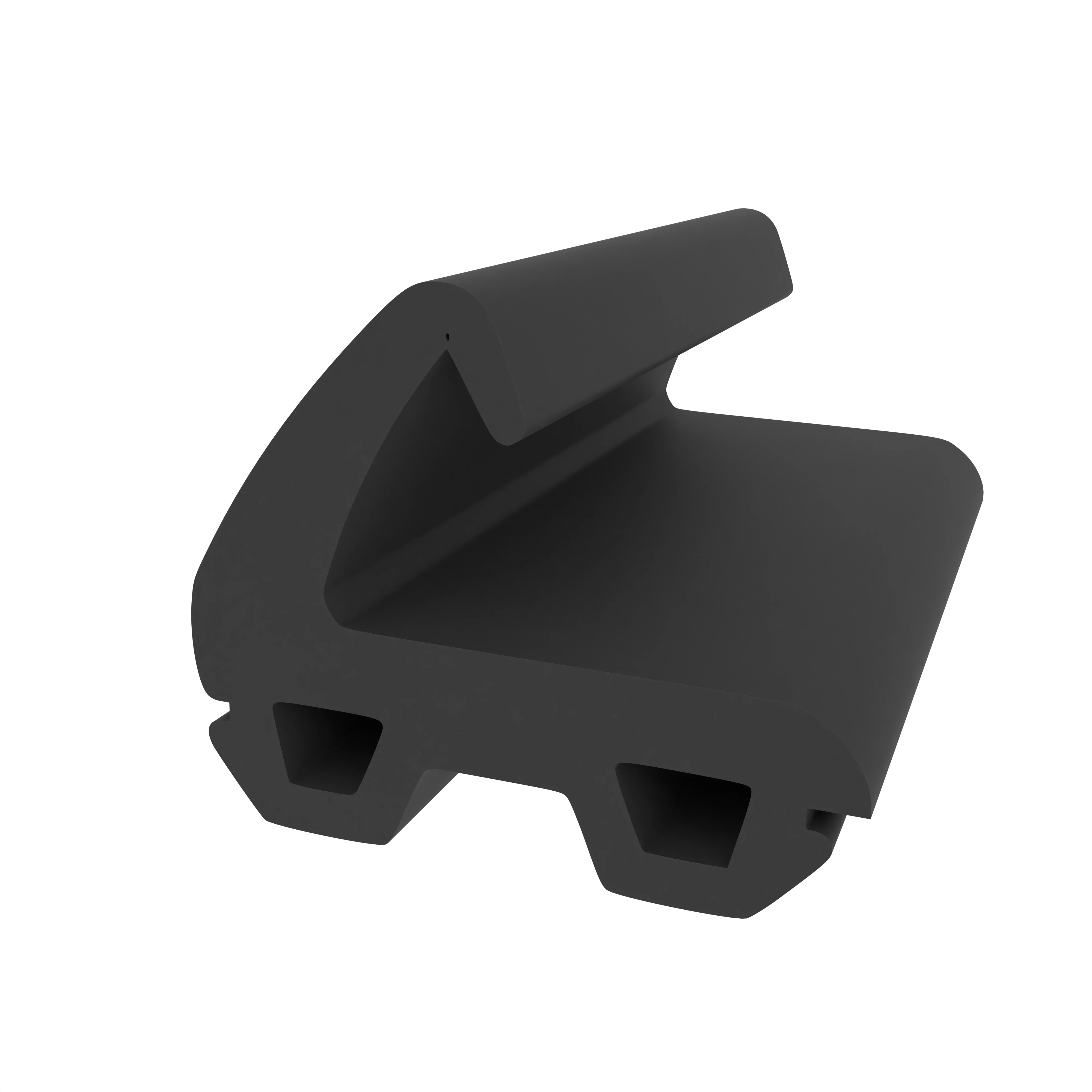 Mitteldichtung für Metall- und Alufenster | 21 mm Höhe | Farbe: schwarz