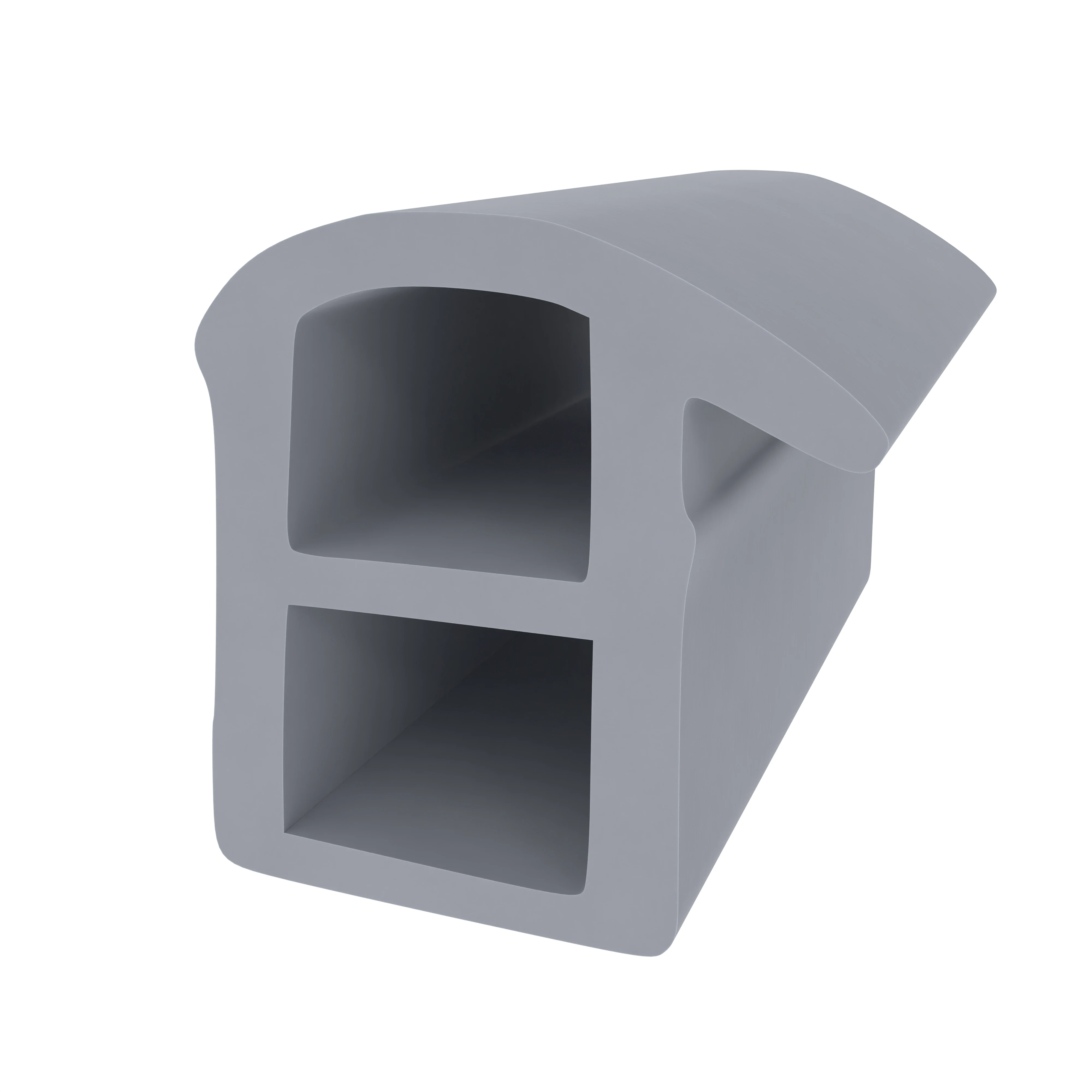 Stahlzargendichtung für Stahlzargen | 14 mm Höhe | Farbe: grau