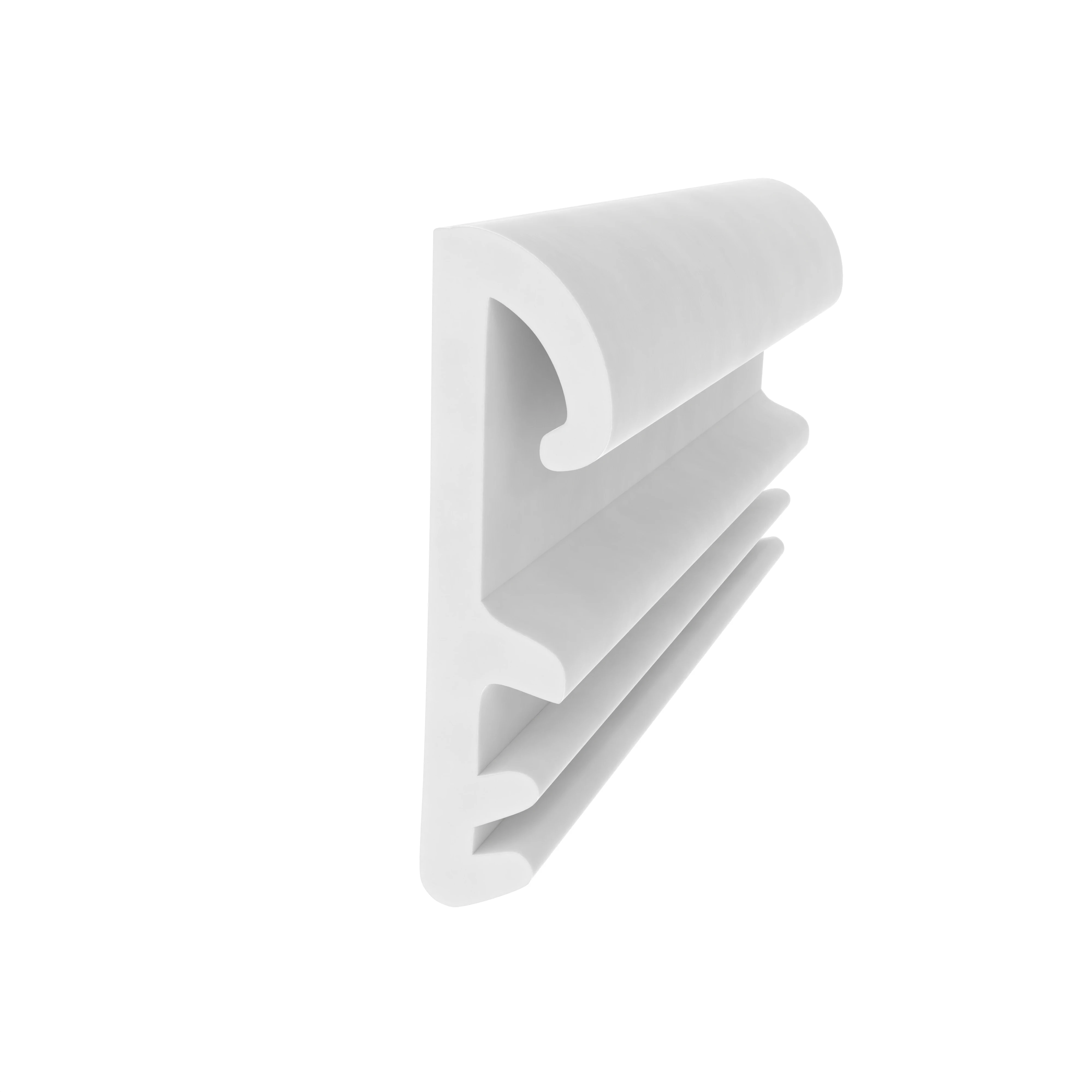 Flügelfalzdichtung für Holzflügel und -zargen | 12 mm Falzhöhe | Farbe: weiß