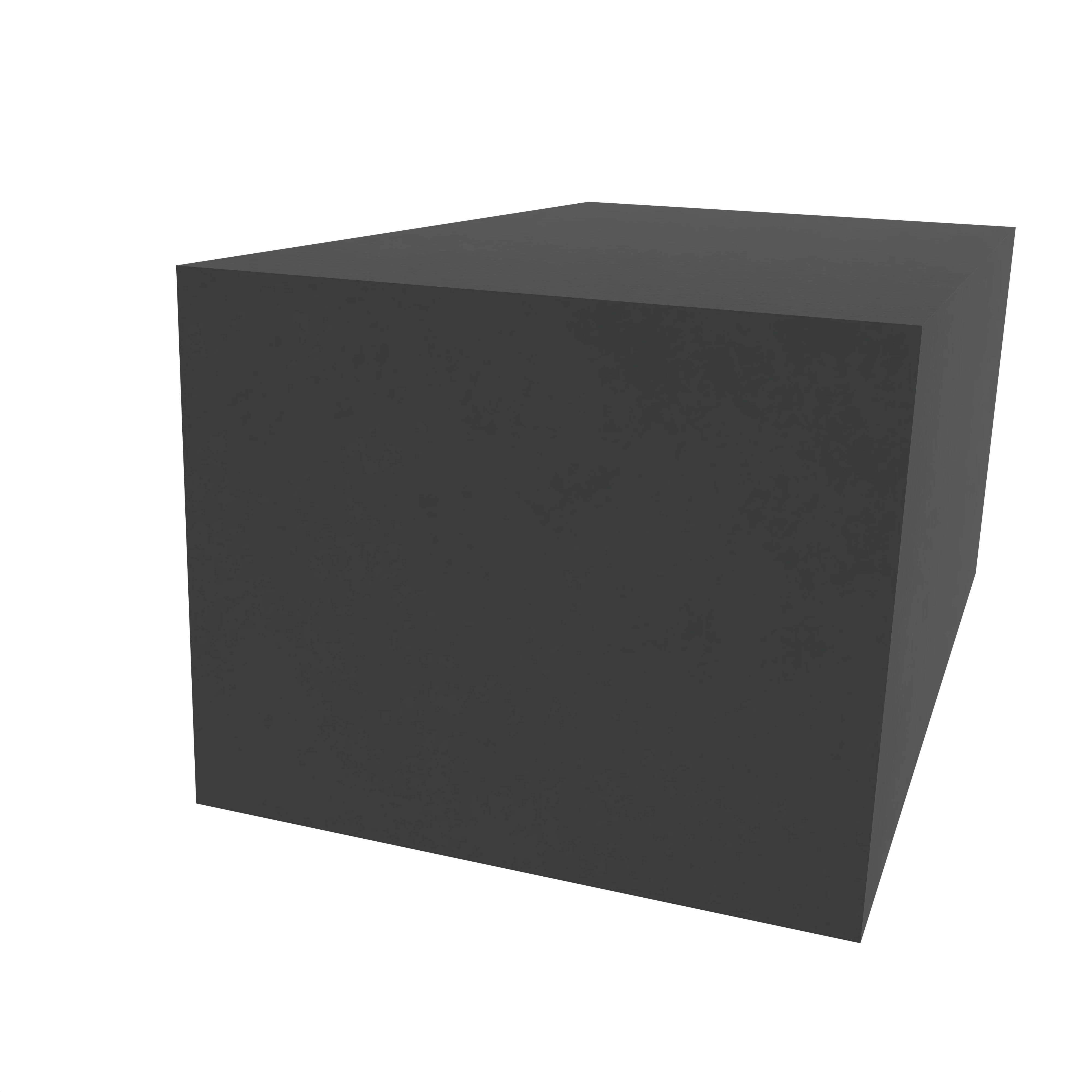 Moosgummi - Moosgummidichtung vierkant | 25 mm Breite | Farbe: schwarz