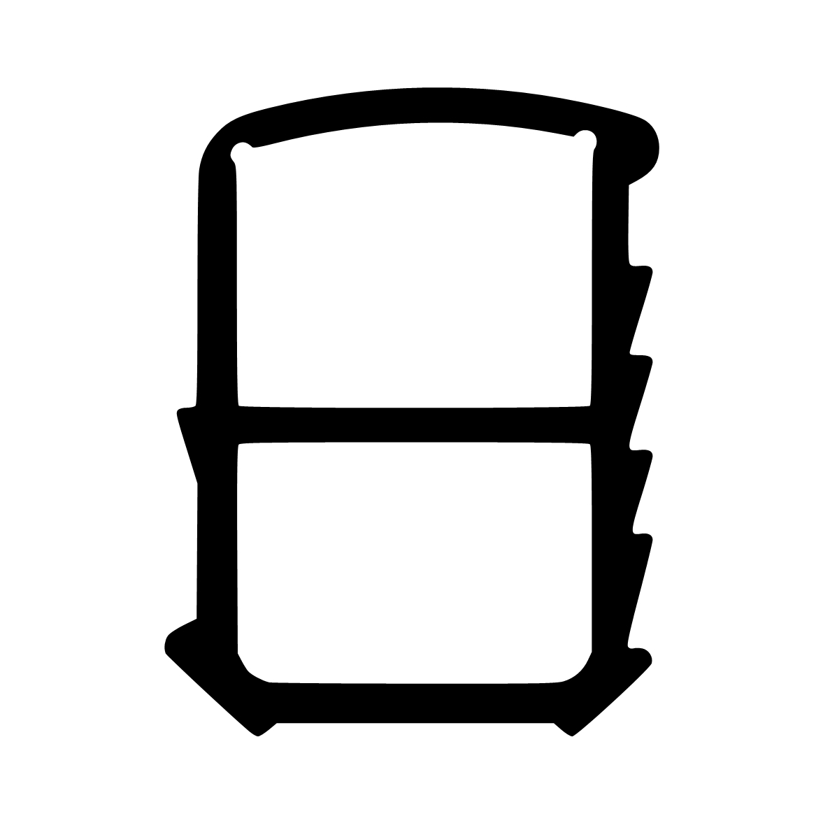 Türrahmen Dichtung - Stahlzargendichtung für senkrechte Nut | 16,5 mm Höhe | Farbe: beige