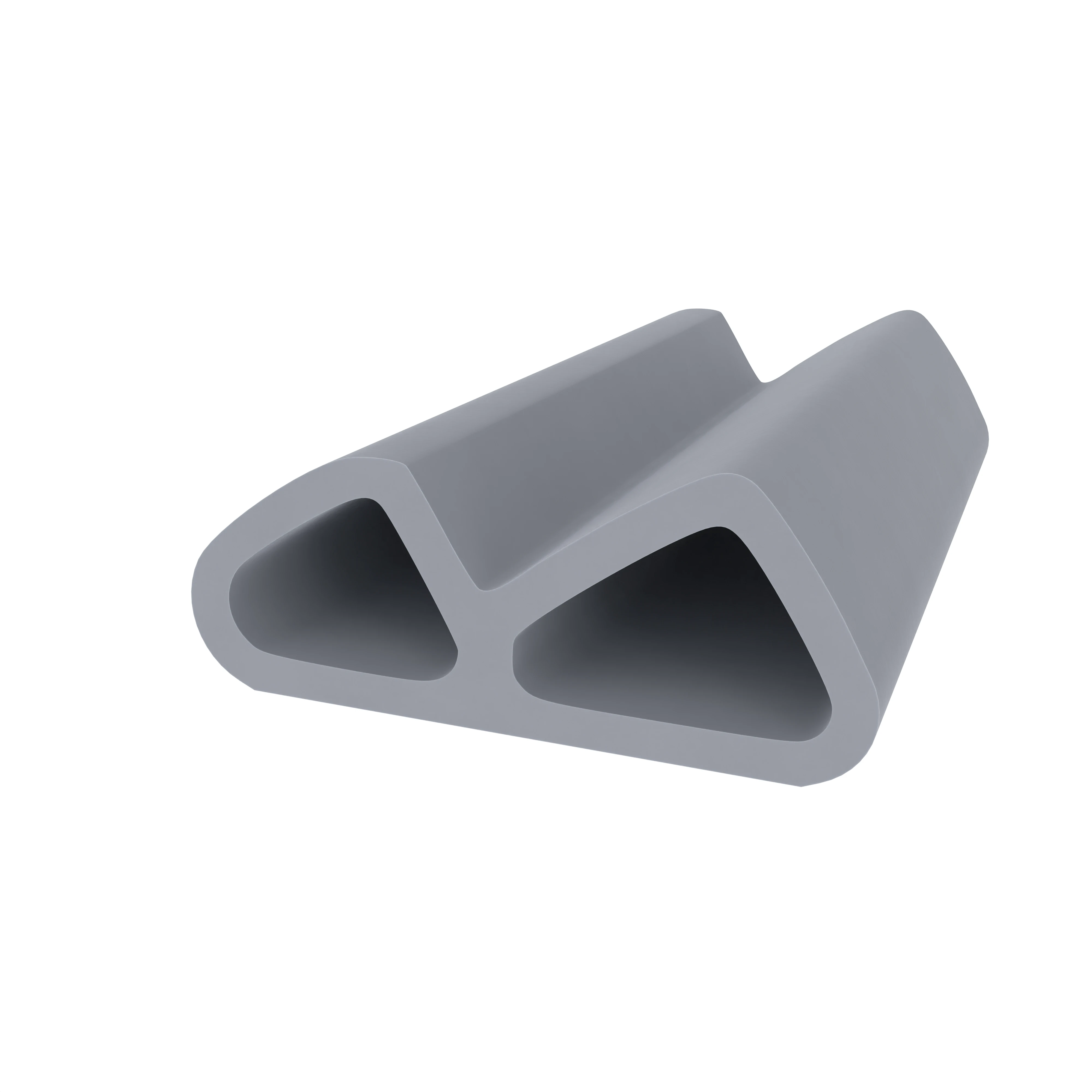 Türrahmen Dichtung - Stahlzargendichtung für Stahltüren | 8 mm Höhe | Farbe: grau