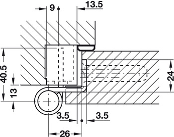 Türbänder - Objekttürband von Simonswerk | Modell: VN 7939/160 | Größe: 160 mm