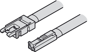 Beleuchtung - Zuleitung für LED-Band monochrom | Nennspannung: 24 V | Kabellänge: 100 mm