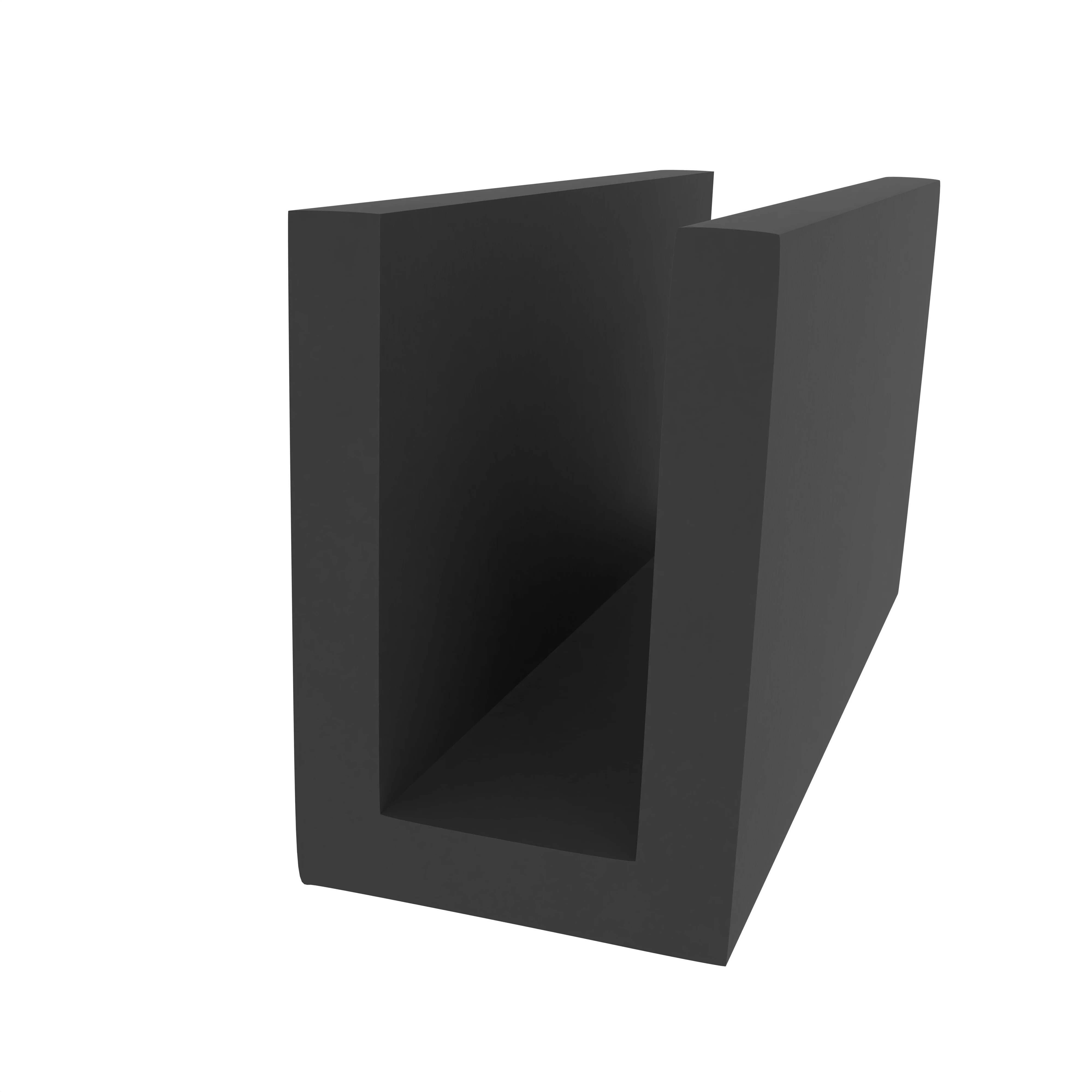 Kantenschutz - Kantenschutzprofil | Höhe: 15 mm | Farbe: schwarz