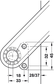 Beschläge - Innensechskantschlüssel | Schlüsselweite: 10 mm | Farbe: Grau