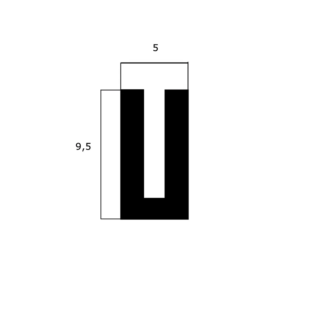 Kantenschutz - Kantenschutzprofil | Höhe: 9,5 mm | Farbe: schwarz