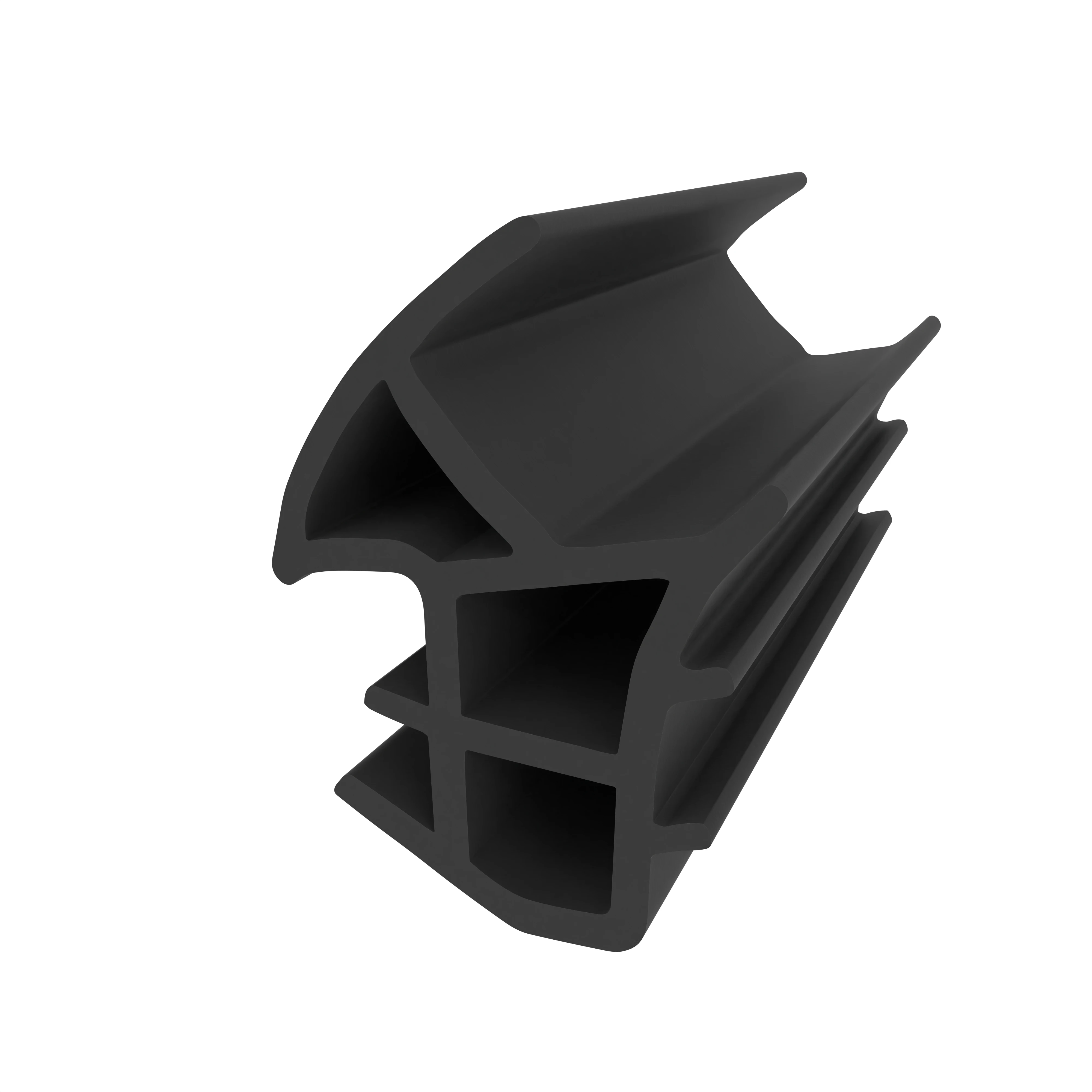 Stahlzargendichtung für Stahlprofile | 20 mm Breite | Farbe: schwarz