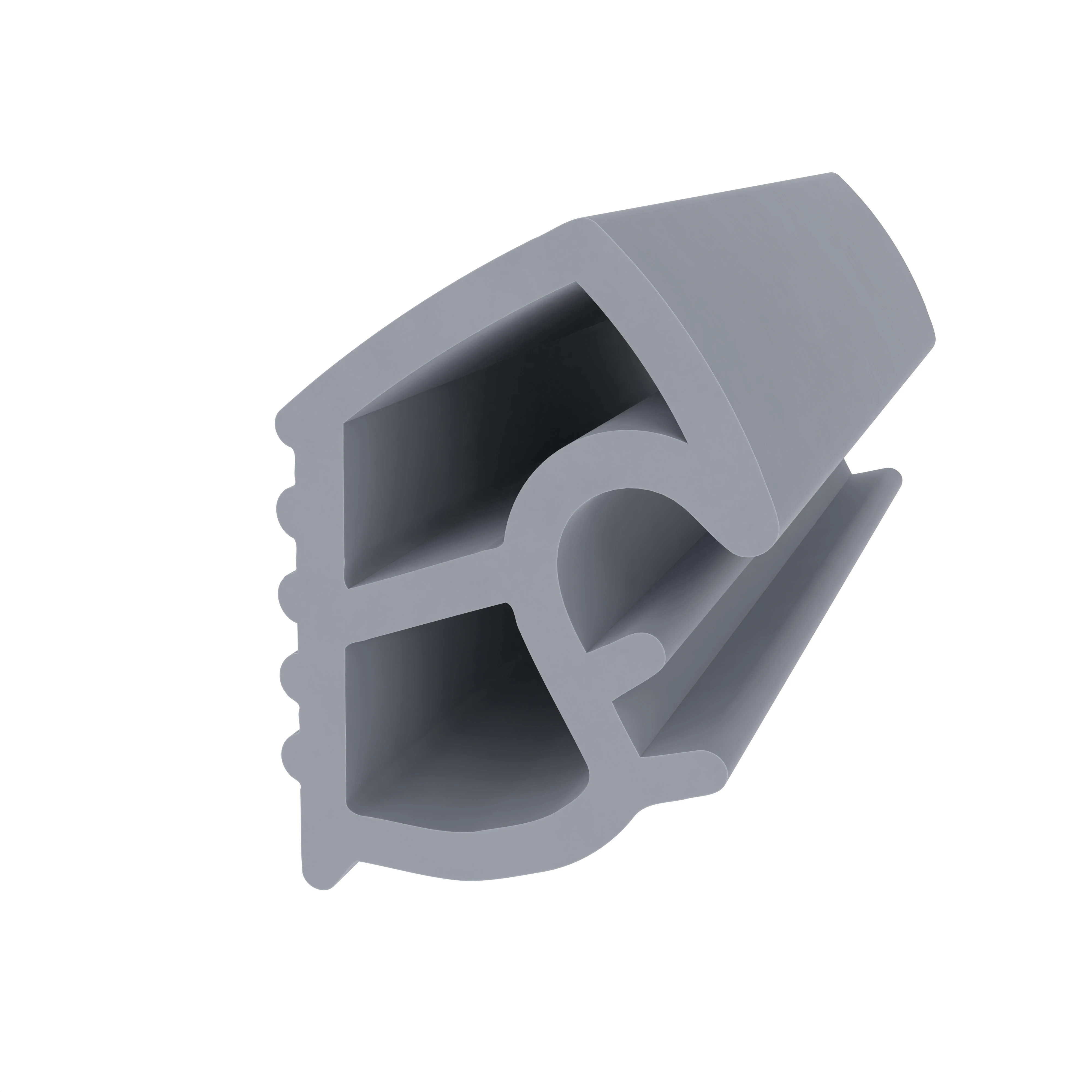 Stahlzargendichtung für Stahlzargen | 20 mm Höhe | Farbe: grau