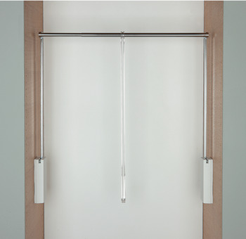 Wohnraumlösungen - Garderobenlift  für Schränke | Ausführung: mit integrierter Dämpfung  | Breite: 560 - 950 mm