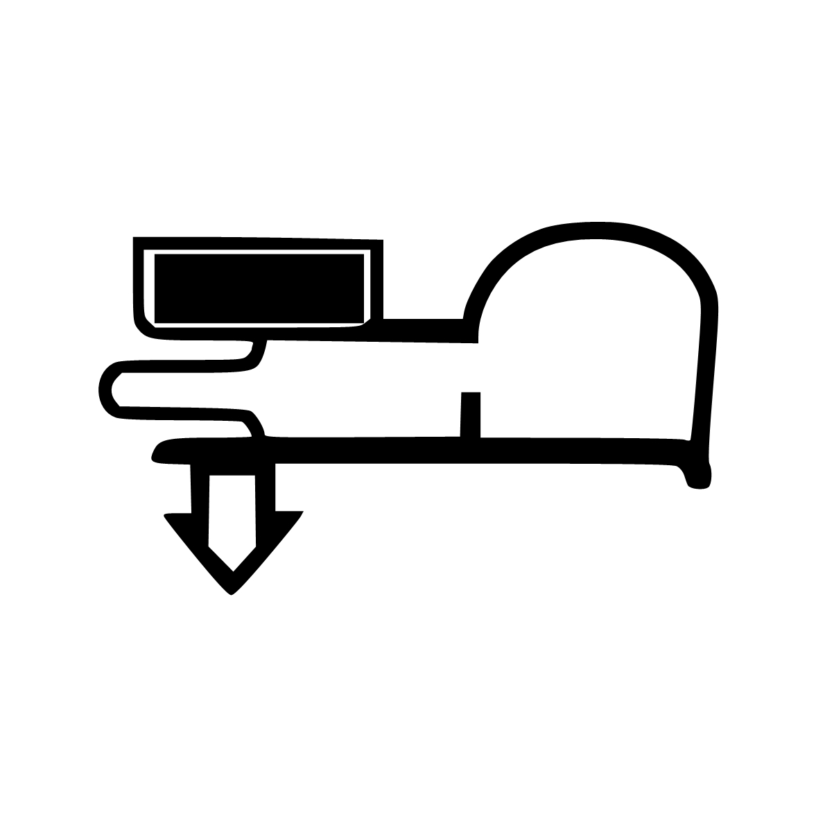 Kühlschrankdichtungen - Kühlschrankdichtungsrahmen | Höhe: 14 mm | Farbe: grau