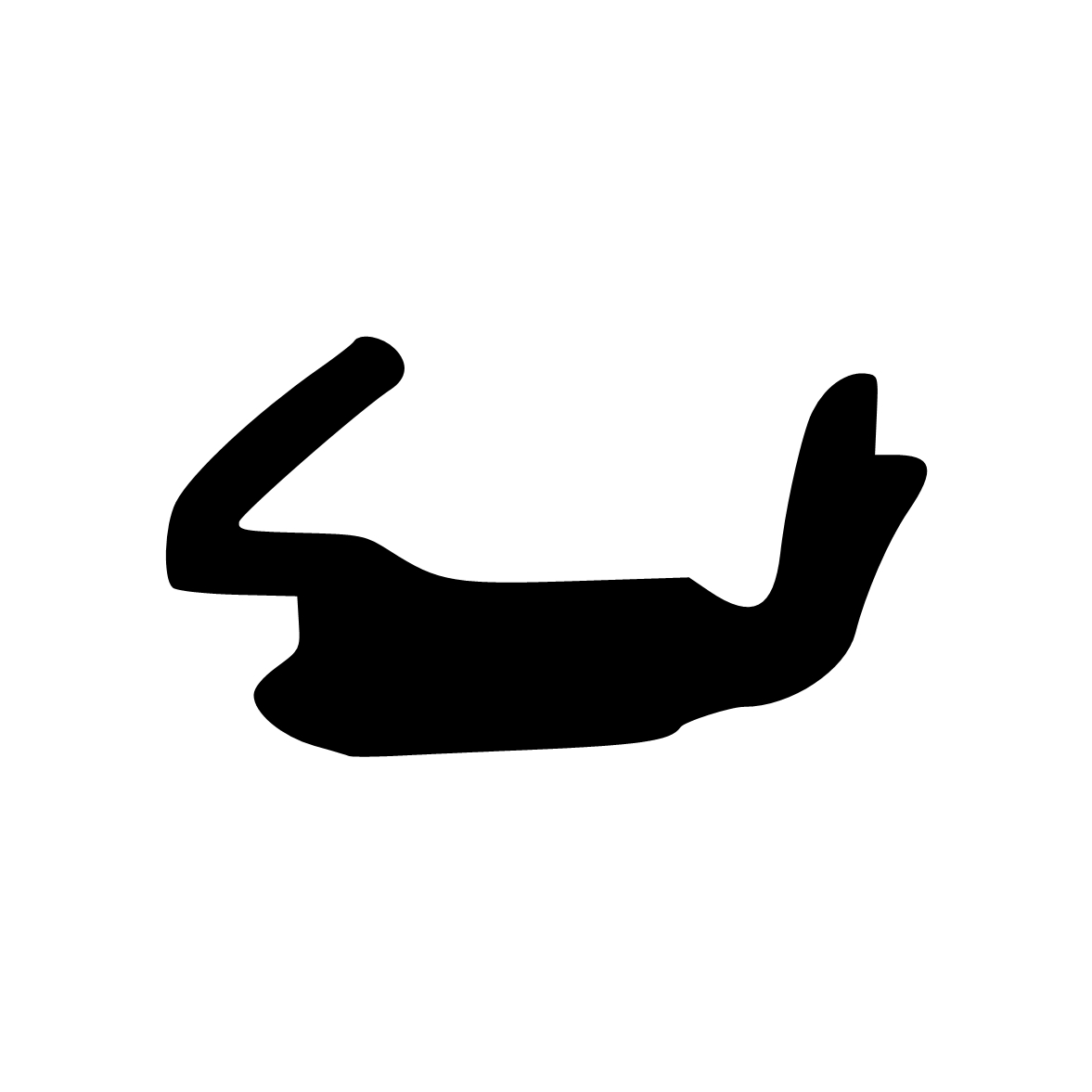 Lippendichtungen - Anschlagdichtung mit Lippe und glattem Fuß | 8 mm Höhe | Farbe: schwarz