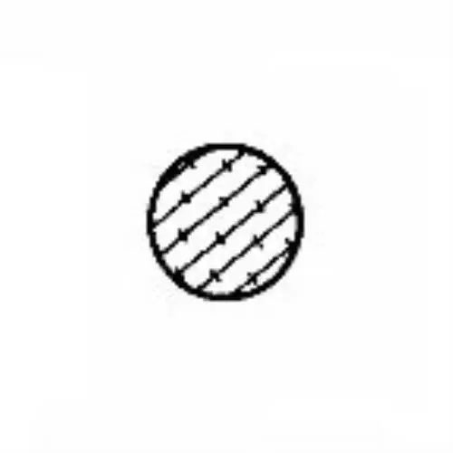 Moosgummi - Rundschnurprofil | 6 mm Durchmesser | Farbe: grau