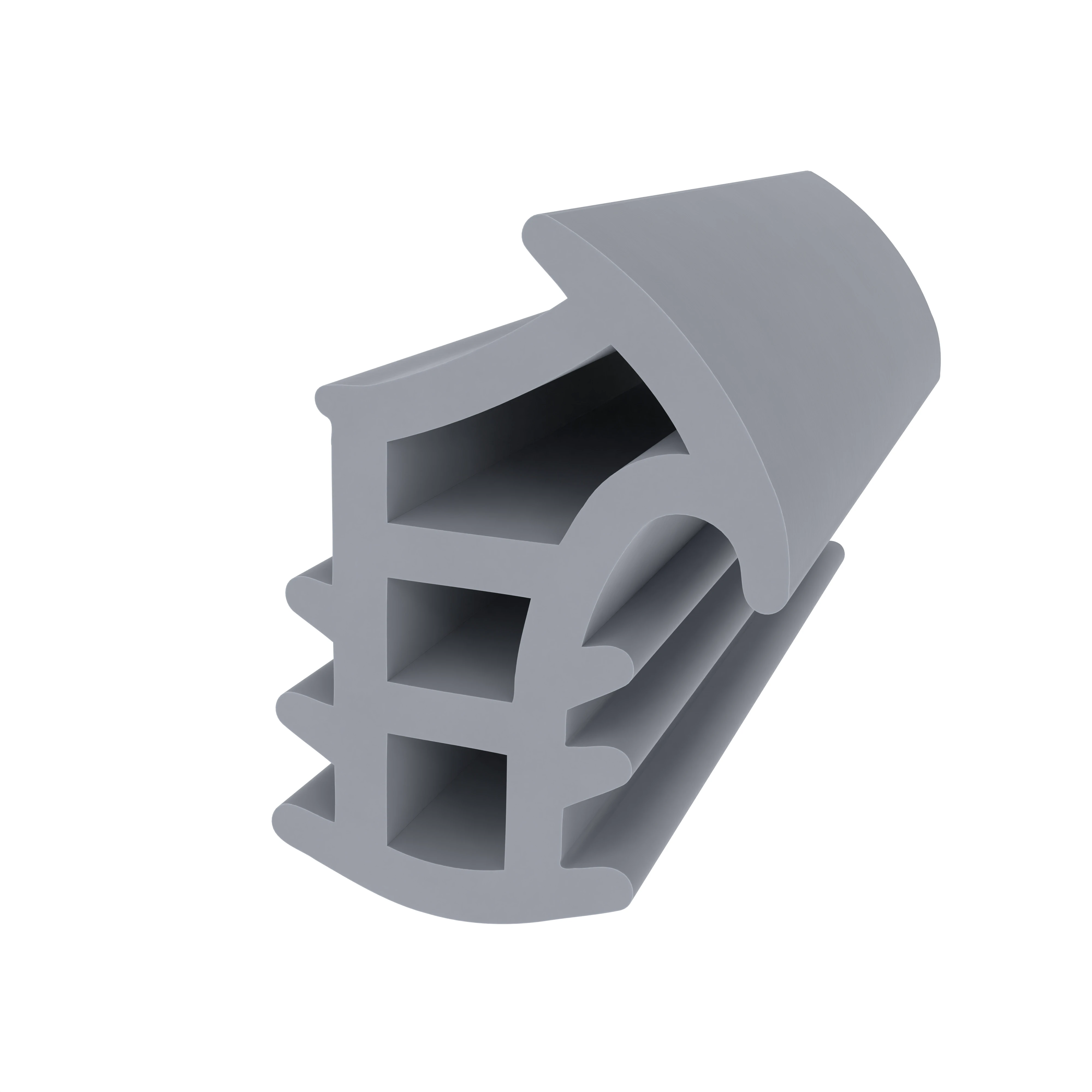 Stahlzargendichtung für Stahltüren | 18 mm Höhe | Farbe: grau