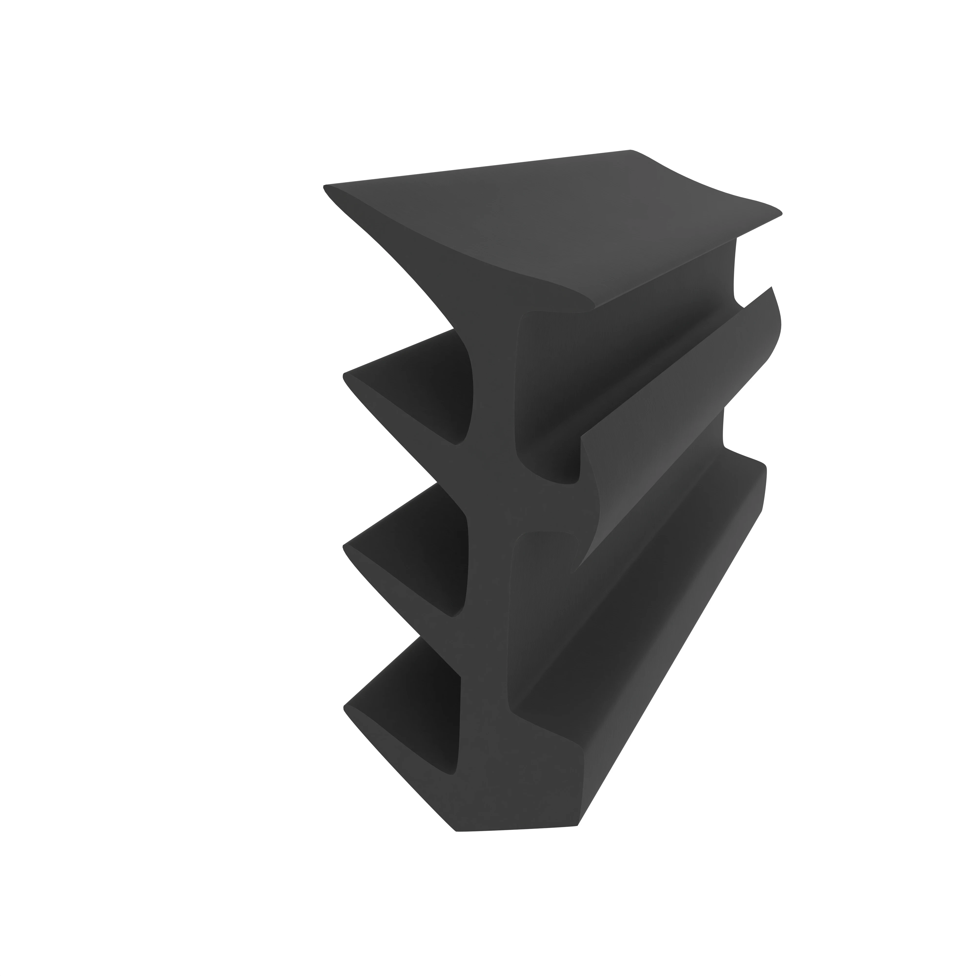 Verglasungsdichtungen - Verglasungsdichtung für Fenster | 7,5 mm Breite | Farbe: schwarz