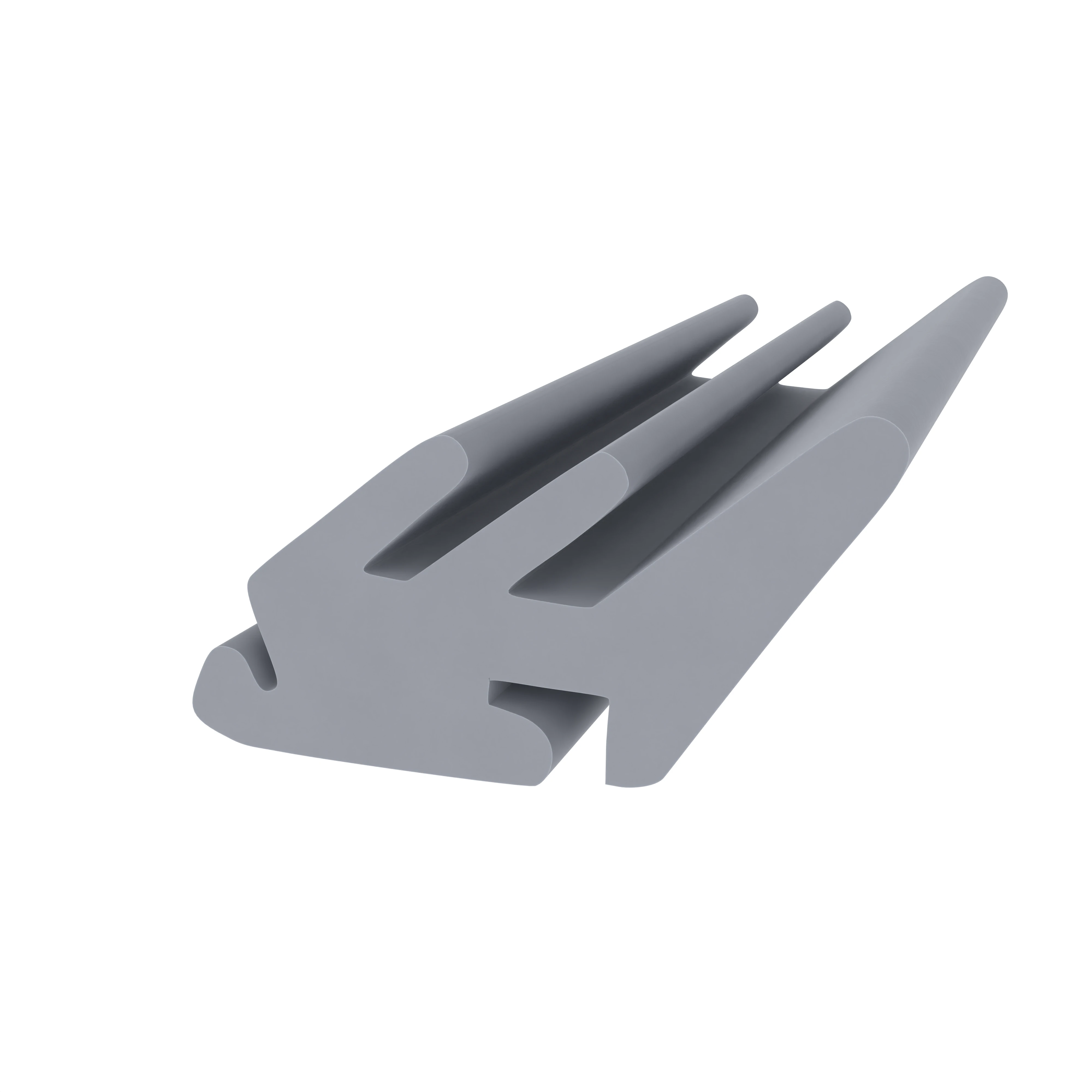 Verglasungsdichtungen - Verglasungsdichtung für Fenster | 10 mm Breite | Farbe: grau