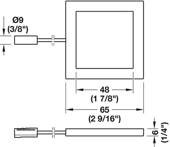 Häfele Loox Adapter RGB | für 6-fach Verteiler | 12V