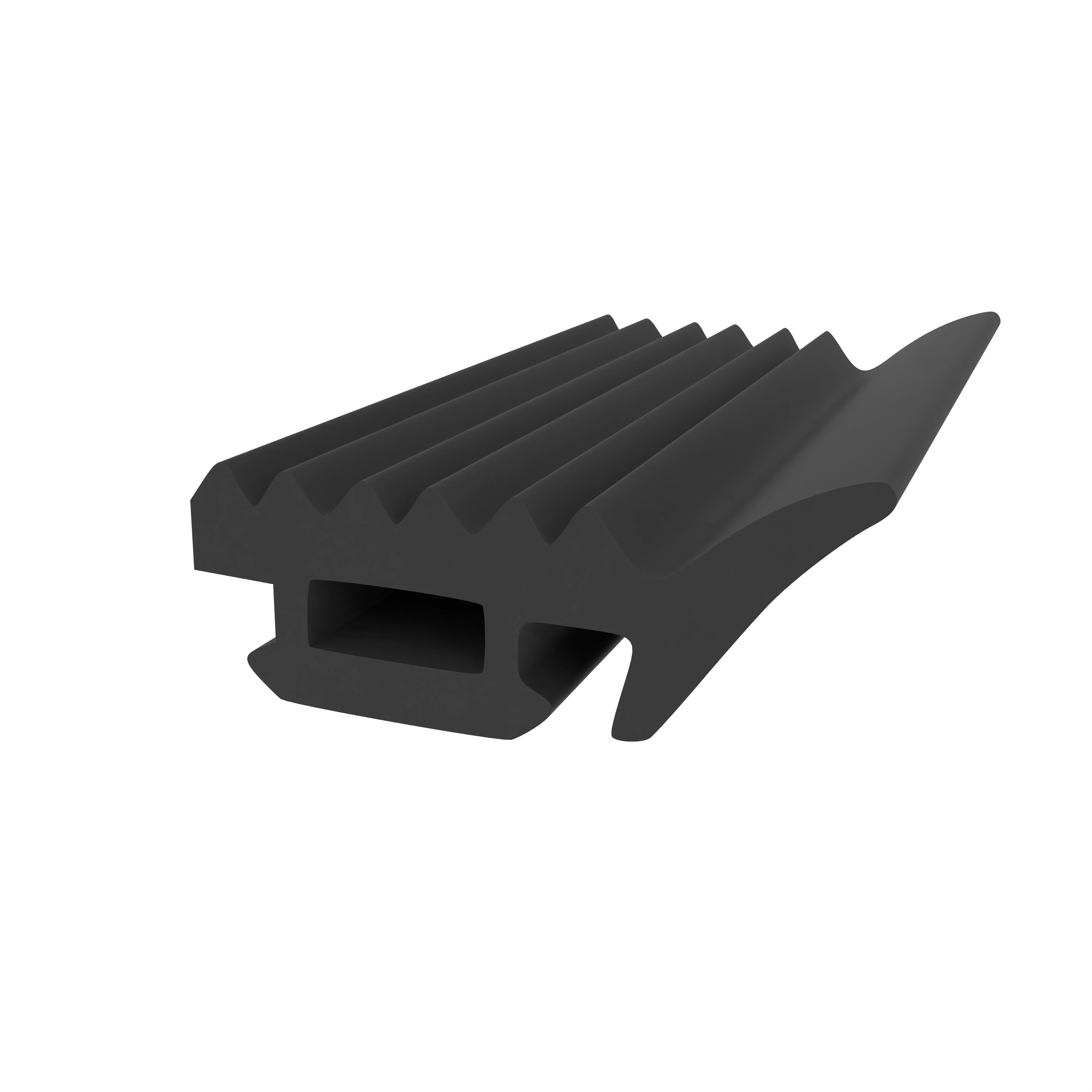 Verglasunsgdichtung für Kunststofffenster | Höhe: 9 mm | Farbe: schwarz