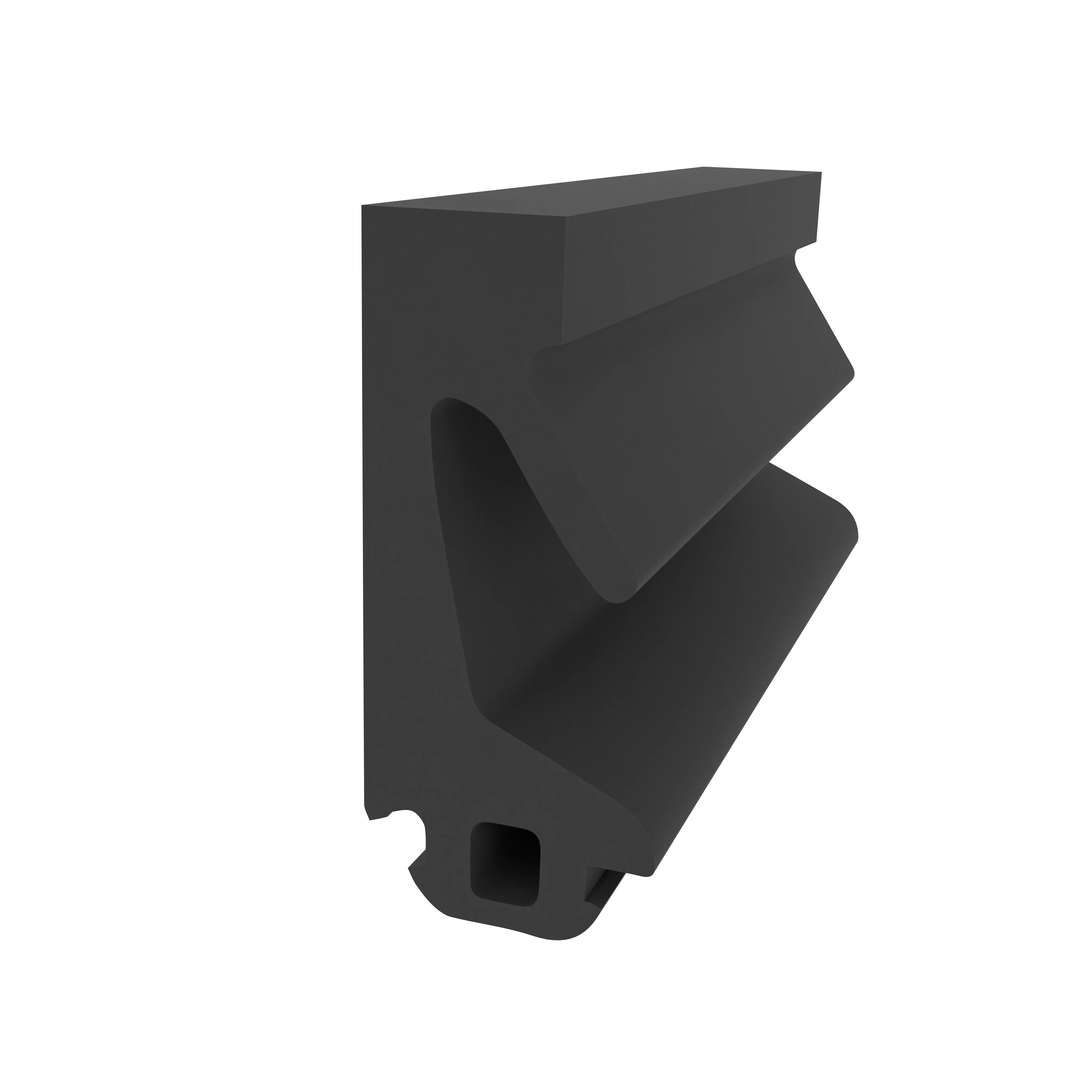 Türrahmen Dichtung - Mitteldichtung für Heroal Fenster | 20 mm Höhe | Farbe: schwarz