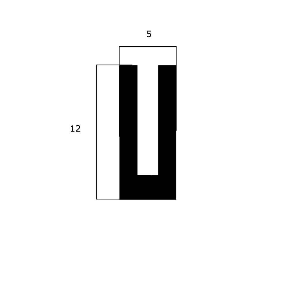 Kantenschutz - Kantenschutzprofil | Höhe: 12 mm | Farbe: schwarz
