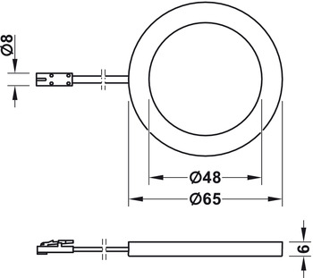Beleuchtung - Unterbauleuchte für Häfele Loox | Modell: LED 2050 | Spannung: 12 V