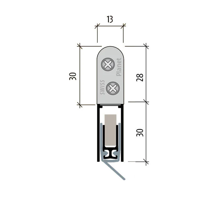 Planet RH DIN Links | 1210 mm   (1210 mm / DIN-L (Links))