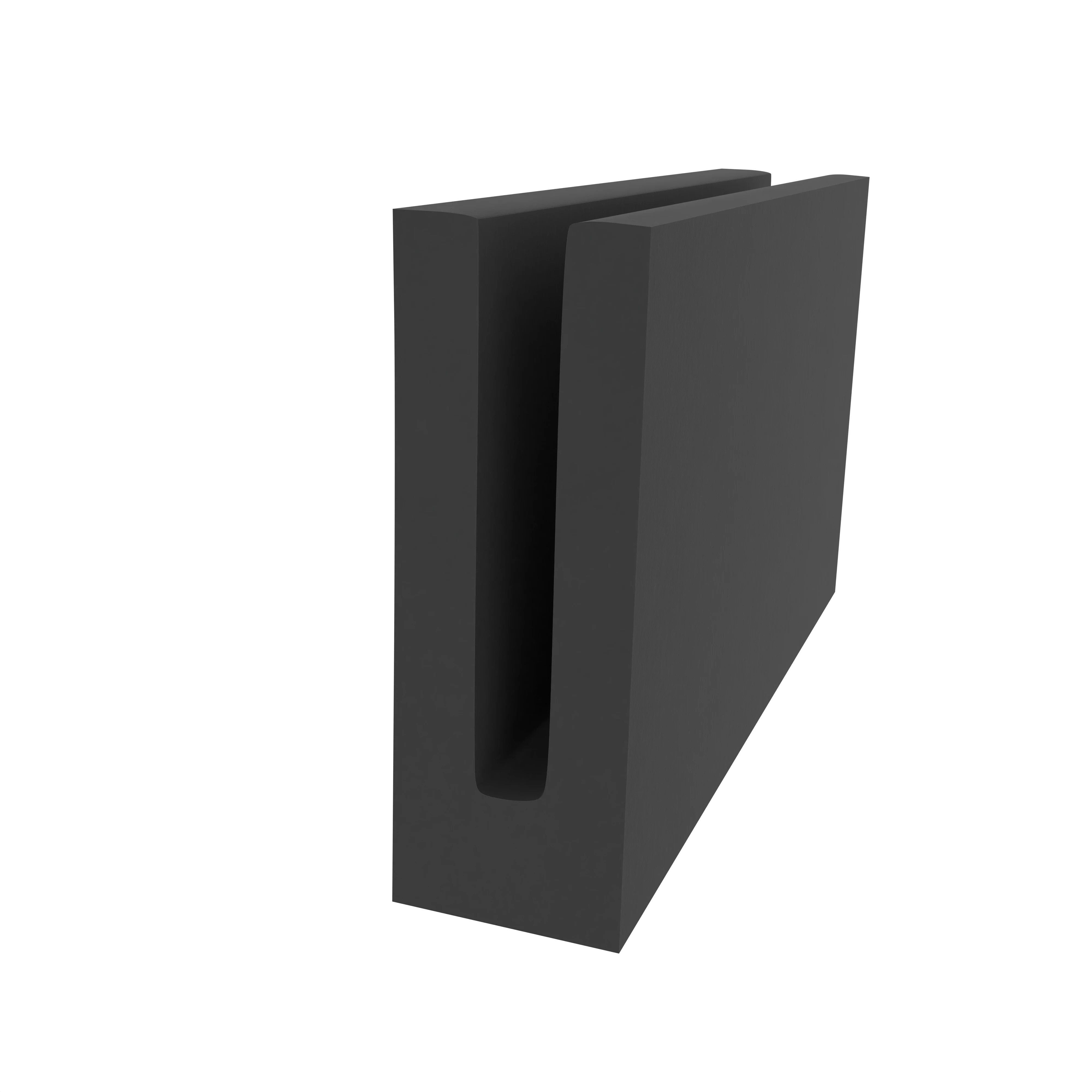 Kantenschutz - Kantenschutzprofil | Höhe: 10 mm | Farbe: schwarz